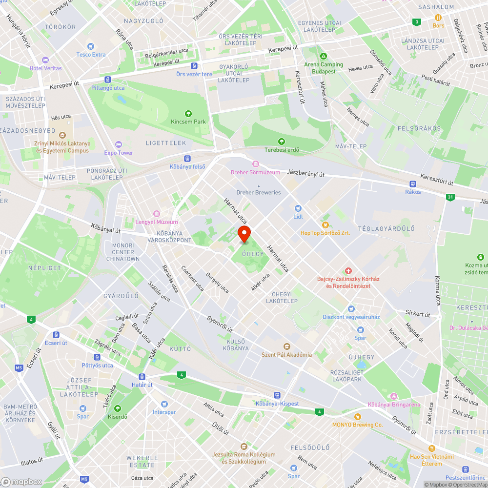 leszakadt ág a parkban bejelentés helye
