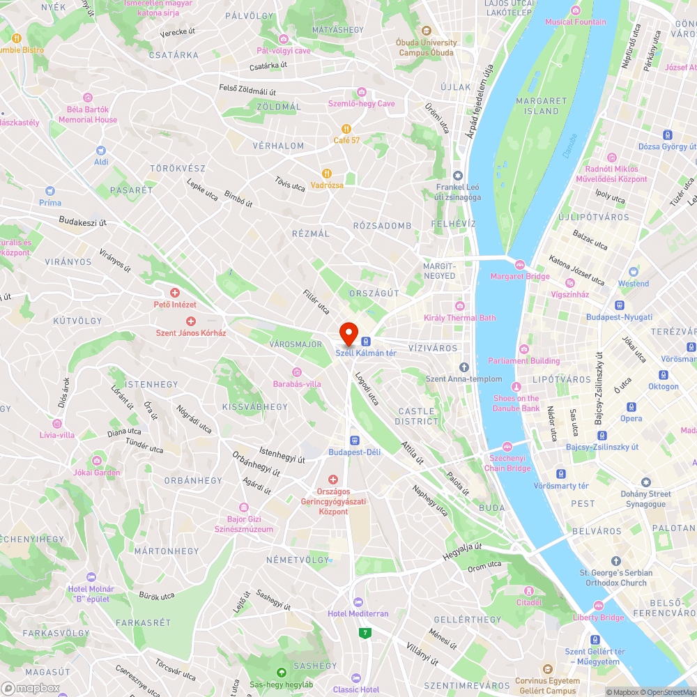 Széll Kálmán tér "komplettírozása" bejelentés helye