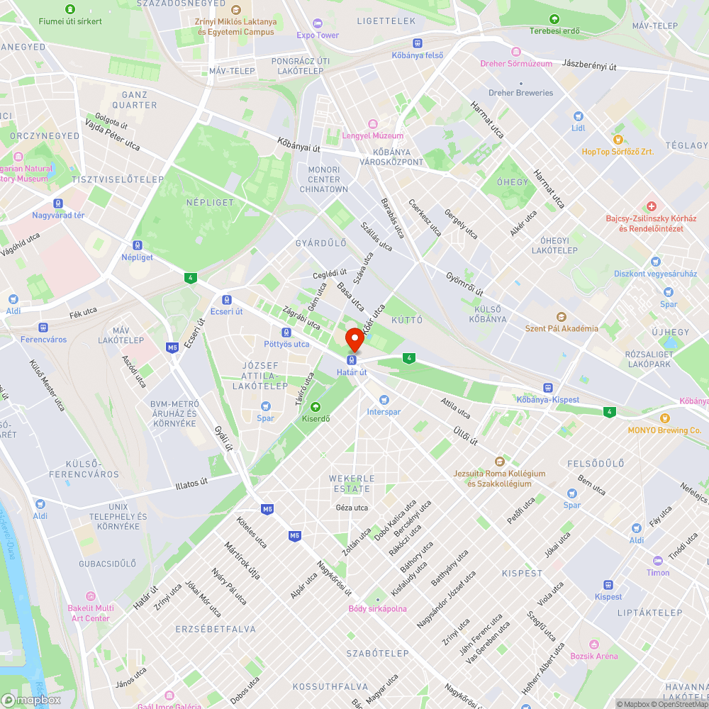 Rossz buszváró bejelentés helye