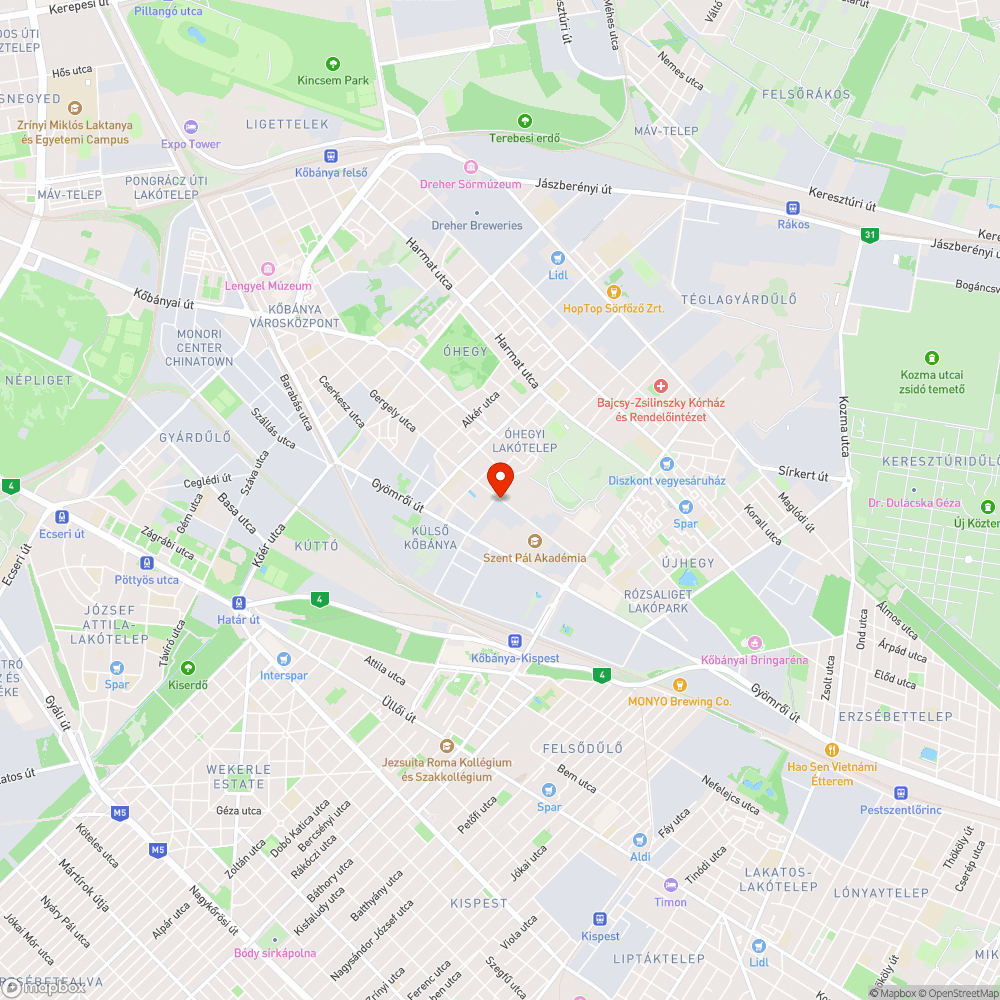 Kiszáradt fa buszmegállóban bejelentés helye
