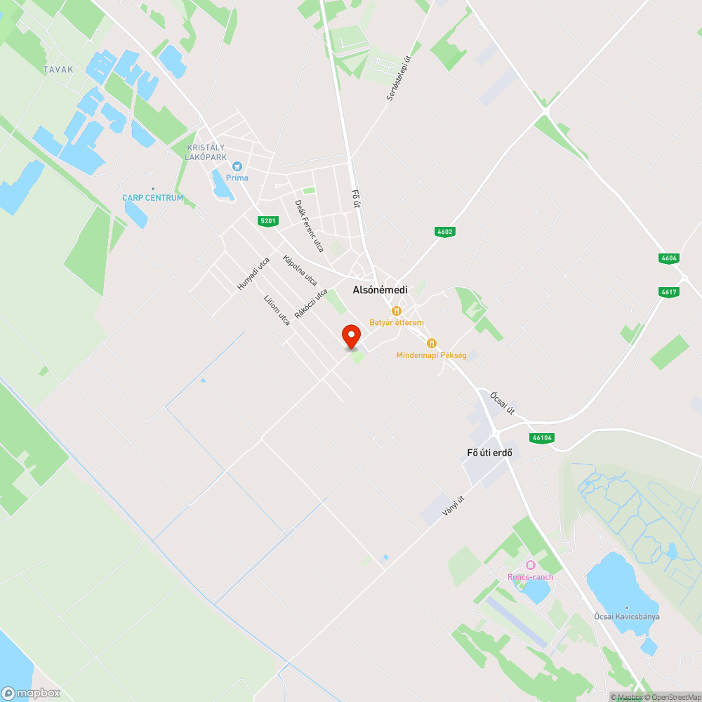 Összefirkált utcatábla bejelentés helye