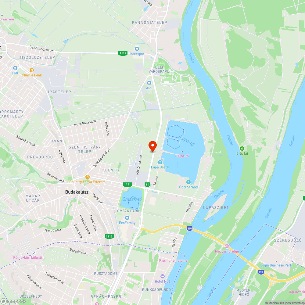 Szentendre - Budakalász kerékpárút melletti növényzet kaszálása bejelentés helye