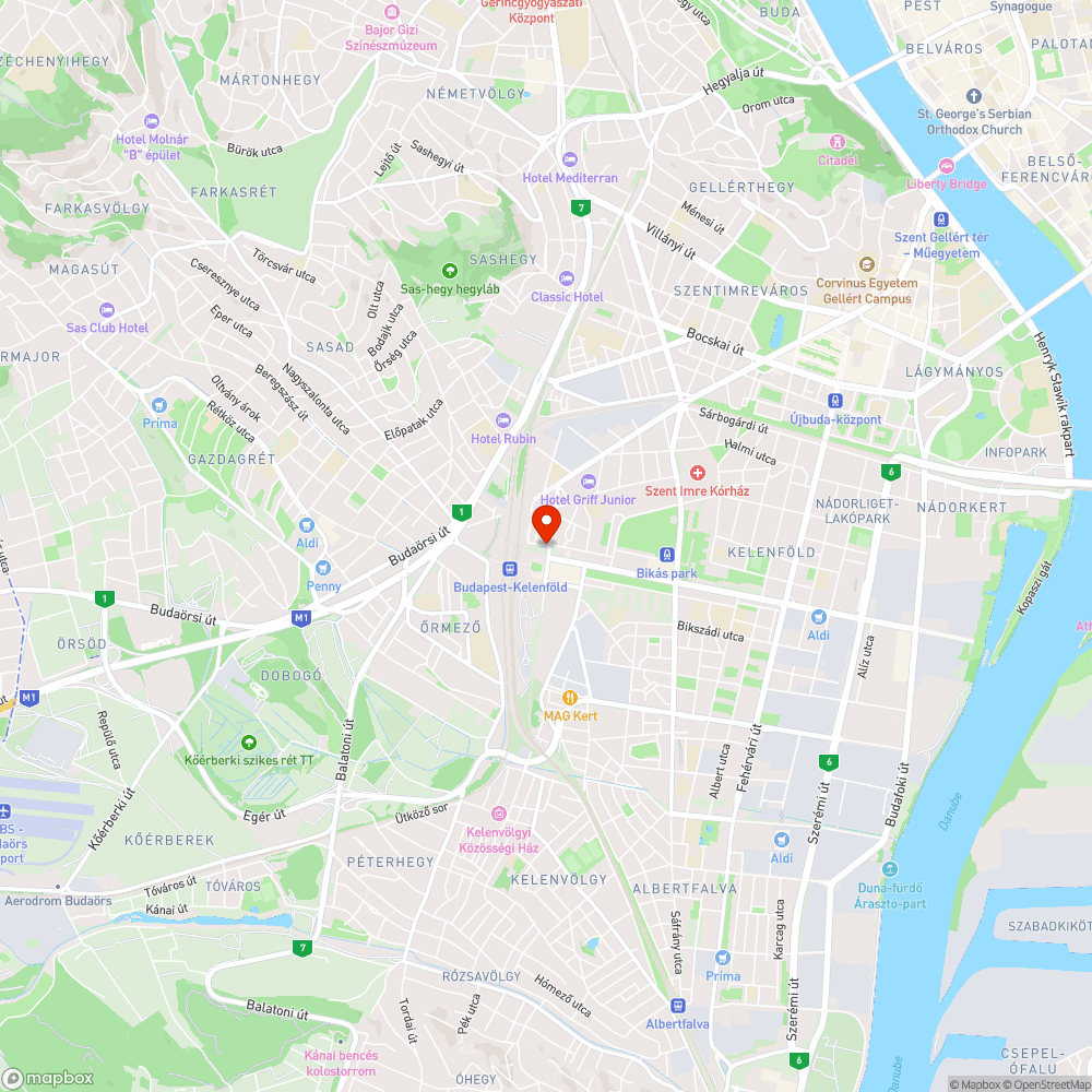 Etele tér - megállni tilos terület erősebb megjelölése bejelentés helye