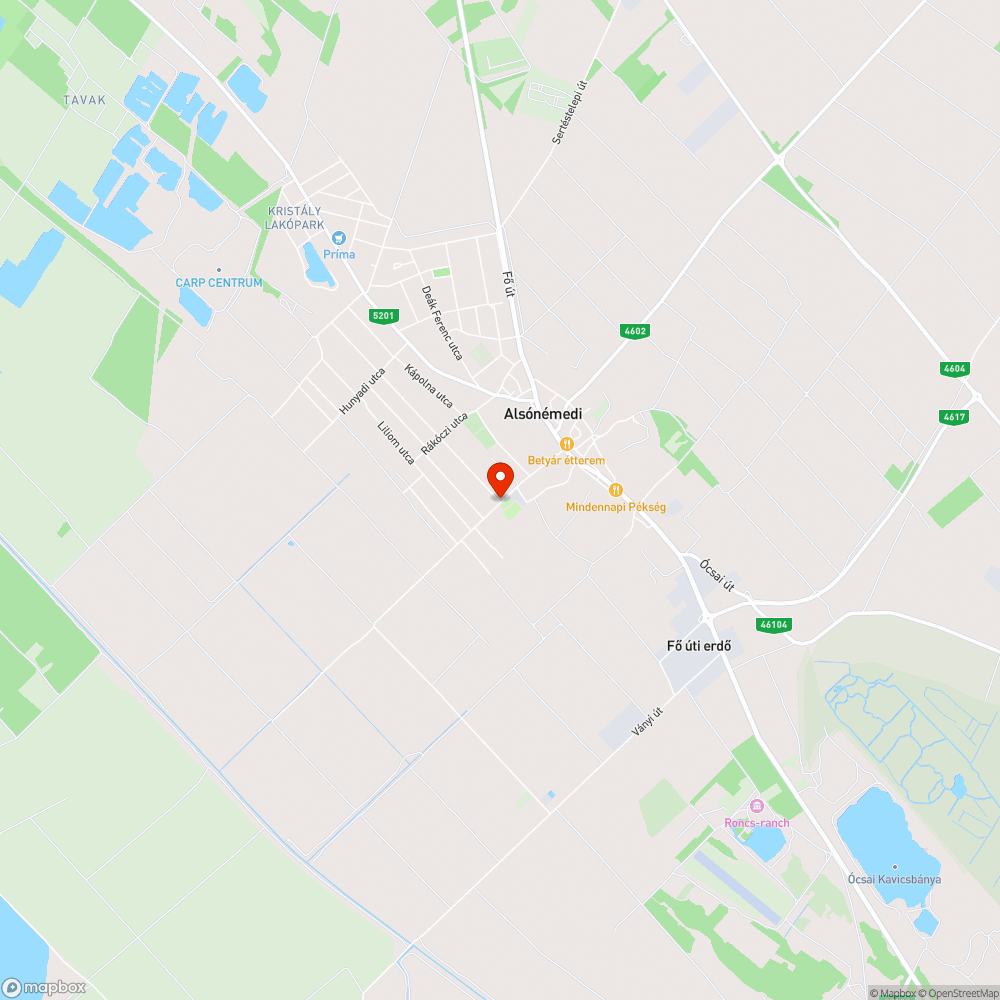 Összefirkált utcatábla bejelentés helye