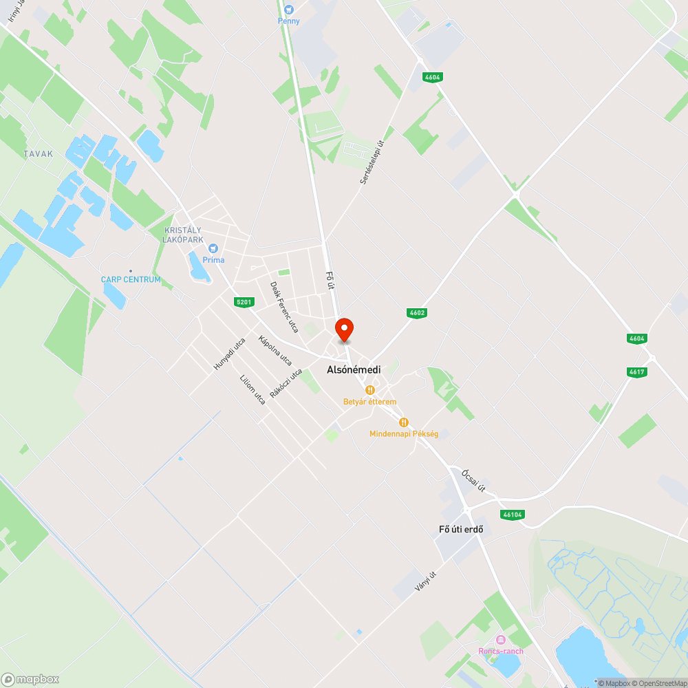 Szélesebb járda lenne szükséges bejelentés helye