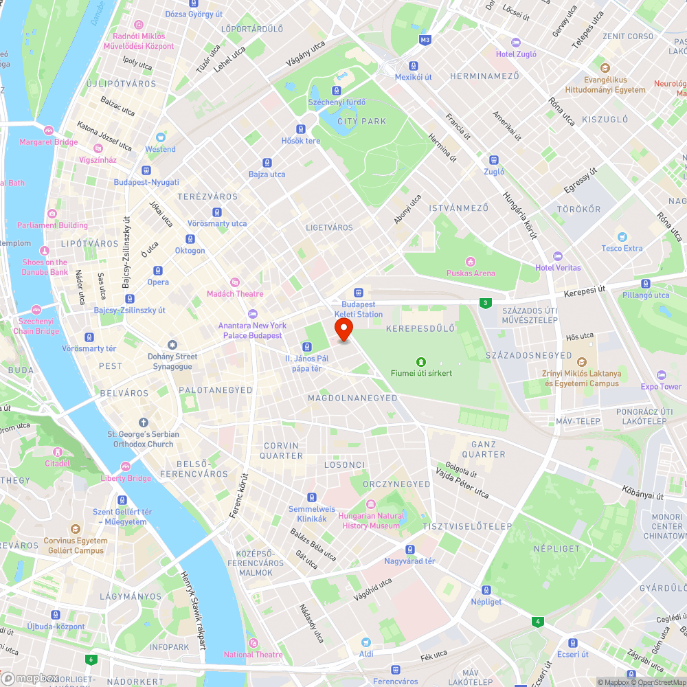 Dologház utcai akadálypálya bejelentés helye