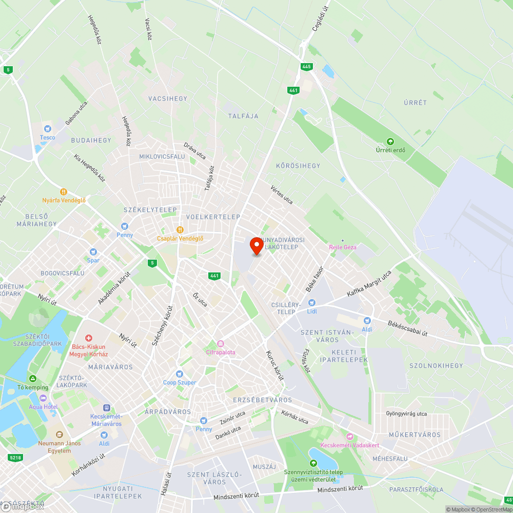 Járhatatlan földút bejelentés helye