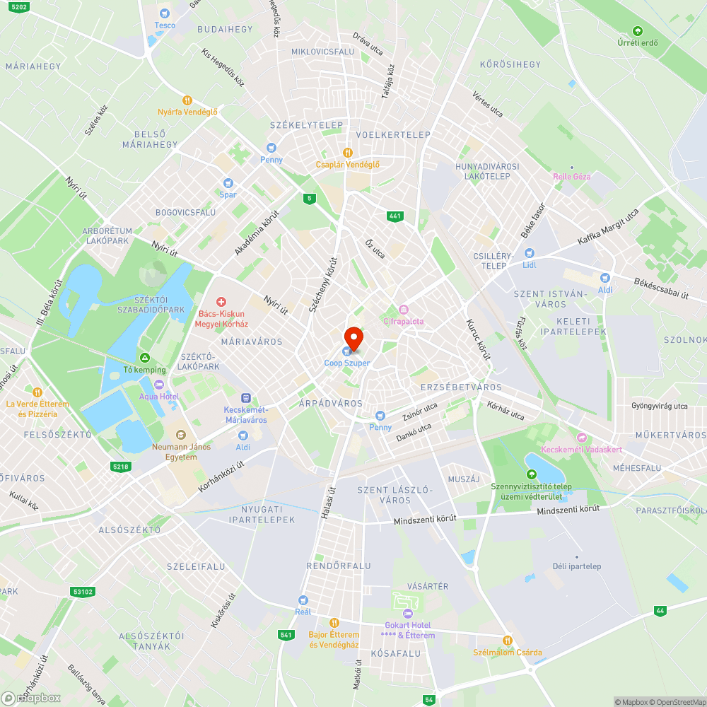 Rossz állapotú, nem használható pihenőhely bejelentés helye