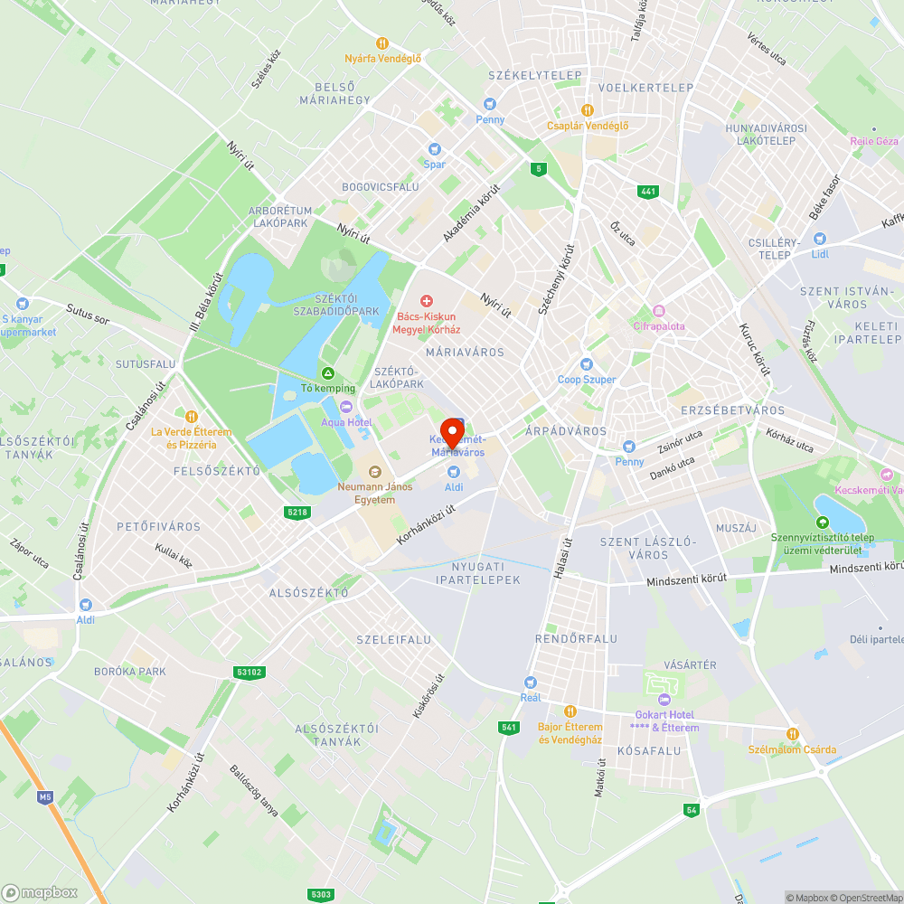Széttöredezett burkolat bejelentés helye