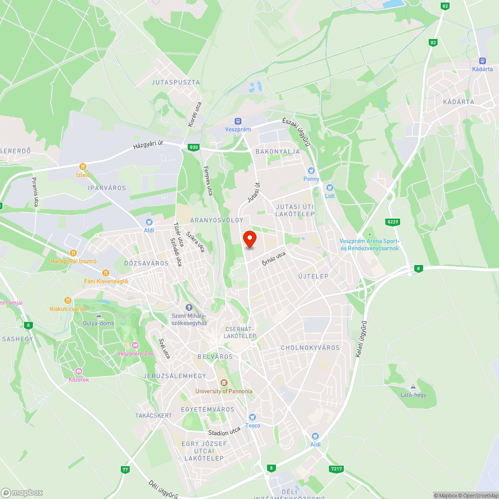 Elhagyott autók bejelentés helye