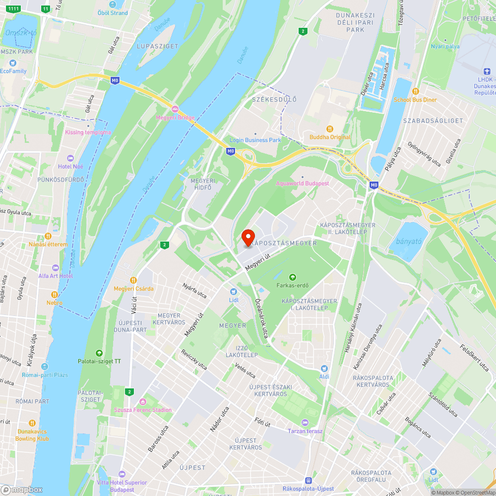 Elhagyott teherautó bejelentés helye
