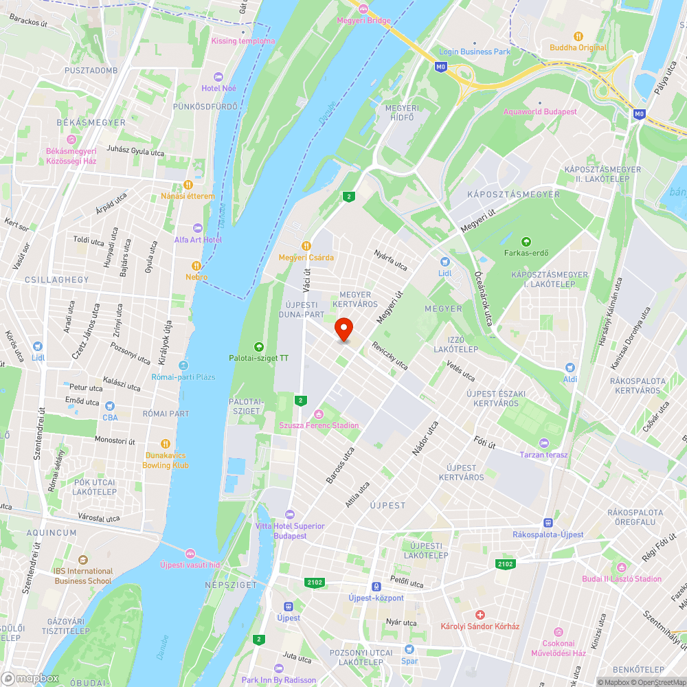 Újpesti Gyorsulási Verseny bejelentés helye