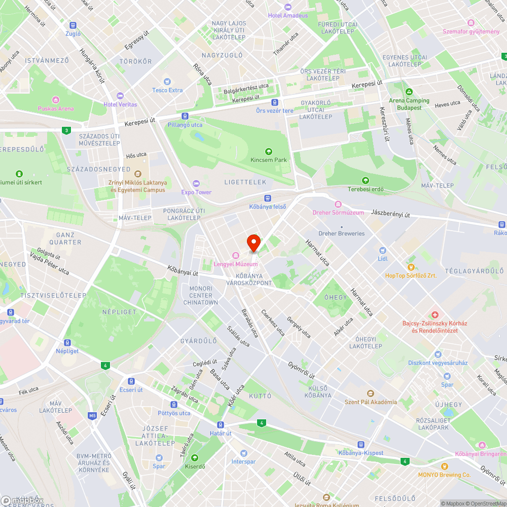 ott felejtett terelő bólya bejelentés helye