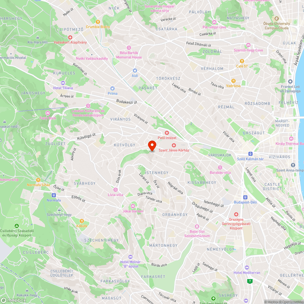 Elhagyott autó bejelentés helye