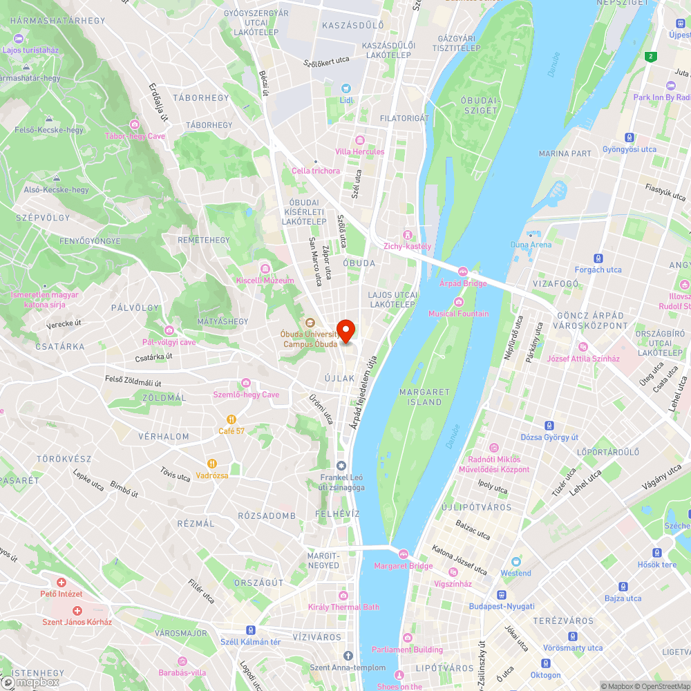 Az Óbudai Promenád állapota bejelentés helye