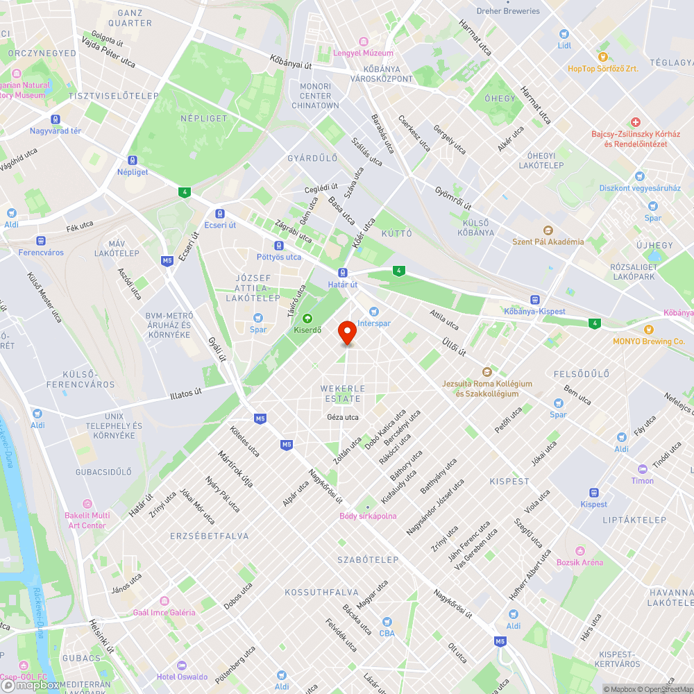 Corvin körúti Utasváró bejelentés helye