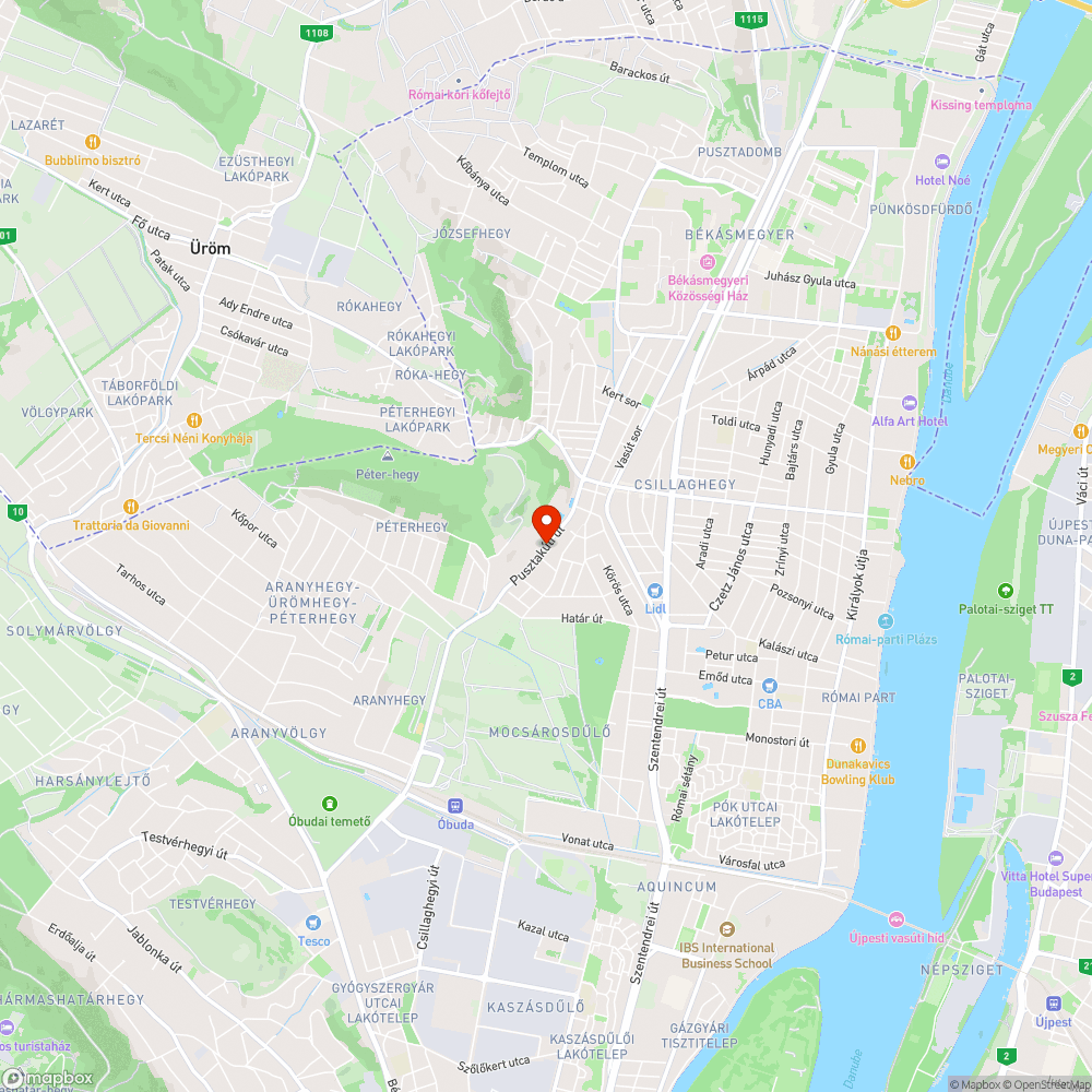 Pusztakuti uti jarda gazos bejelentés helye