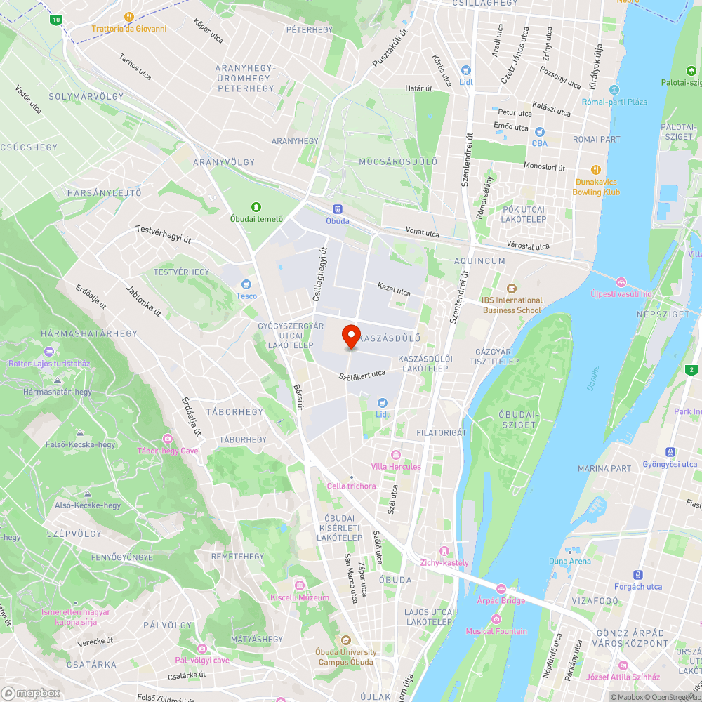 Kunigunda útja bejelentés helye