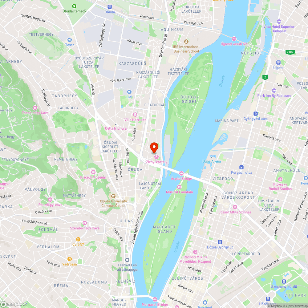 Kátyútenger Óbuda főterén bejelentés helye