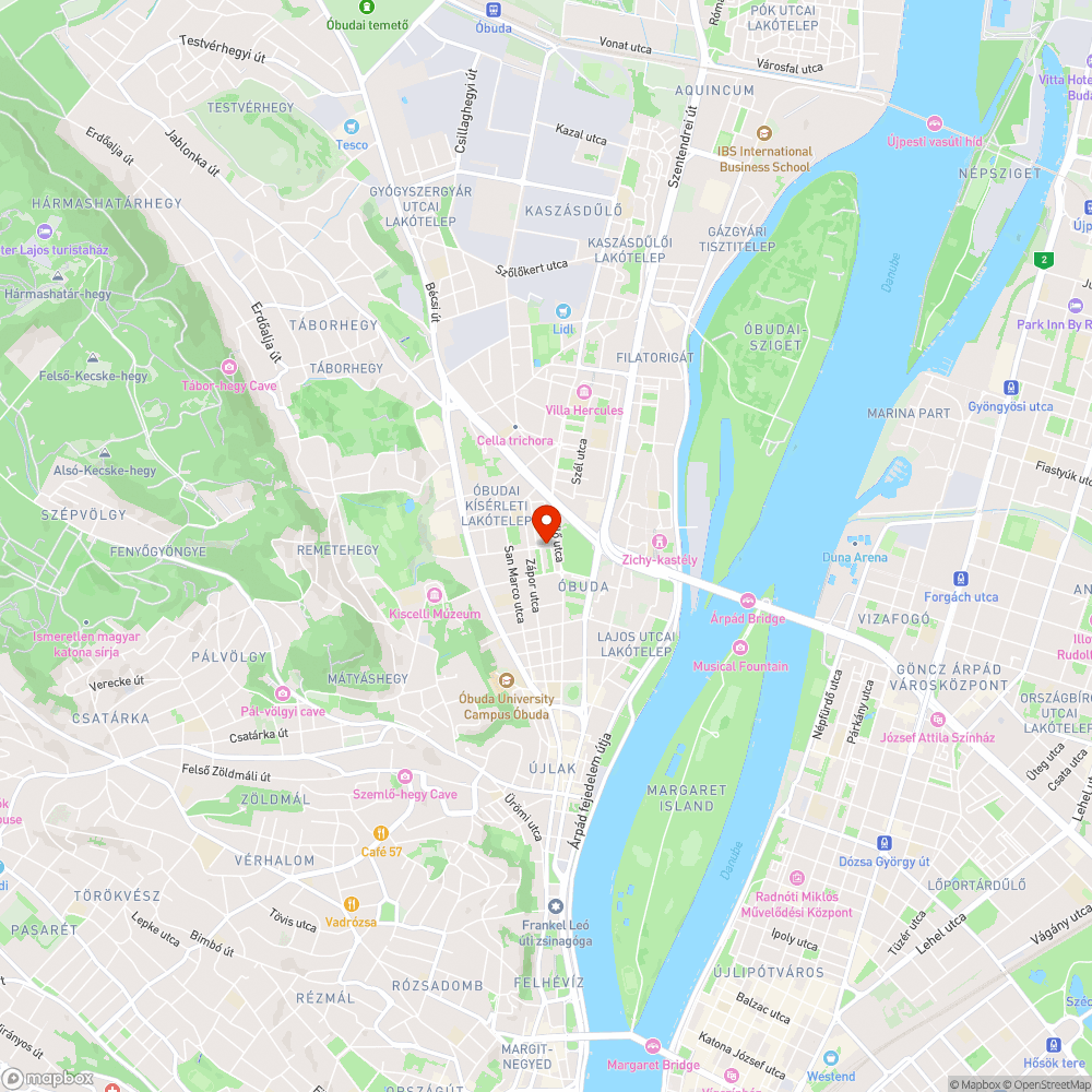 Nagy-Magyarország alakú kátyú bejelentés helye