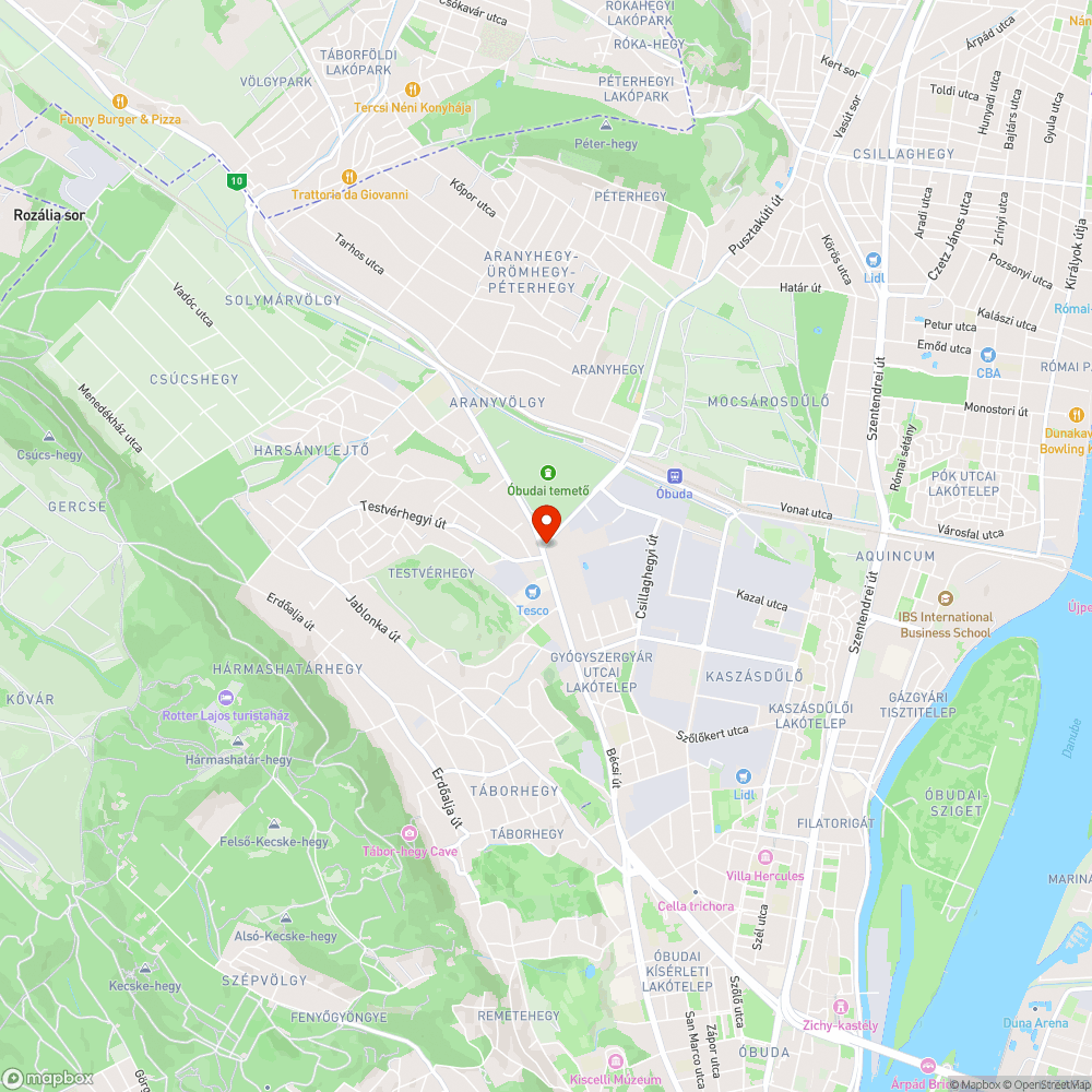 Behorpadt úttest bejelentés helye