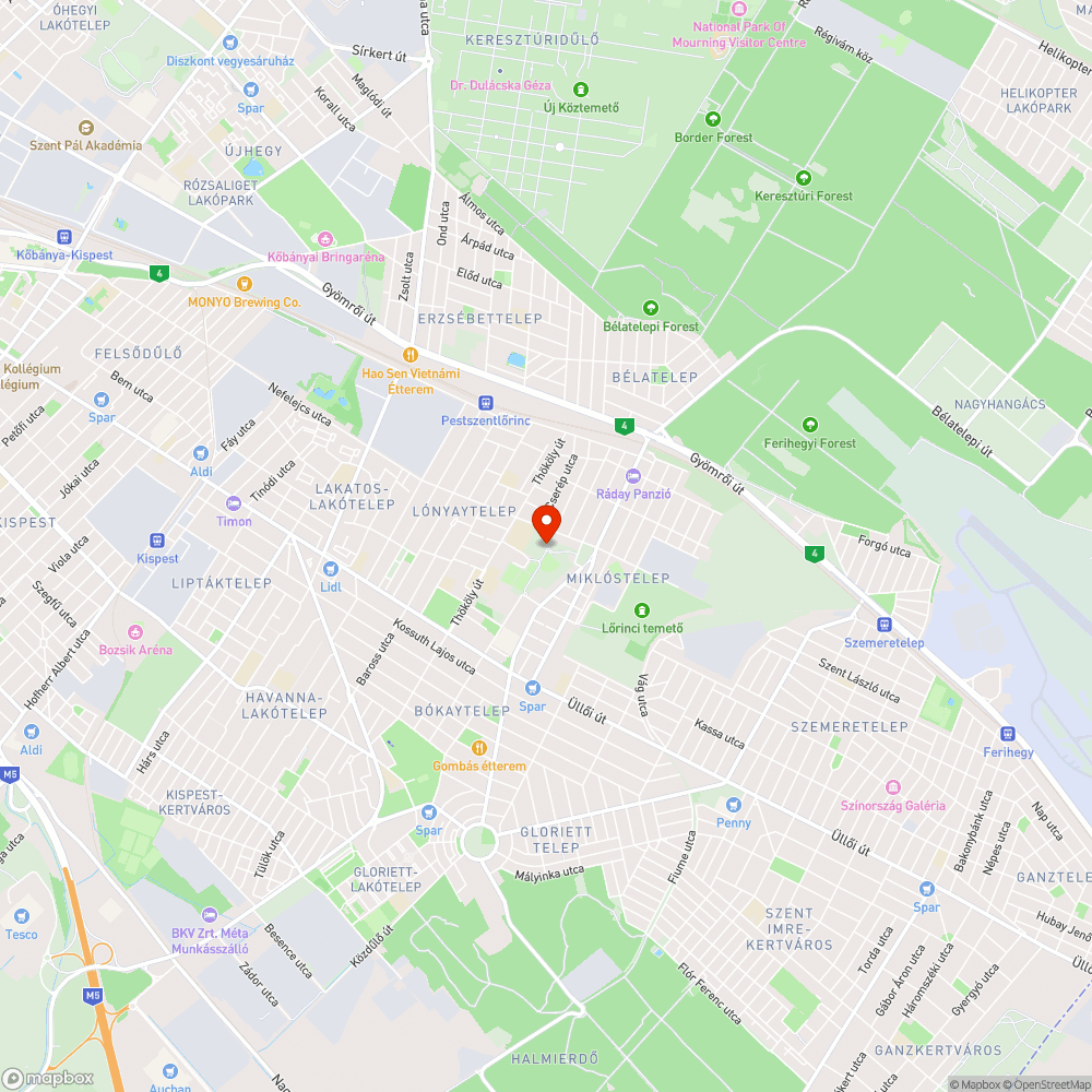 Szemét Önkormányzati területen bejelentés helye