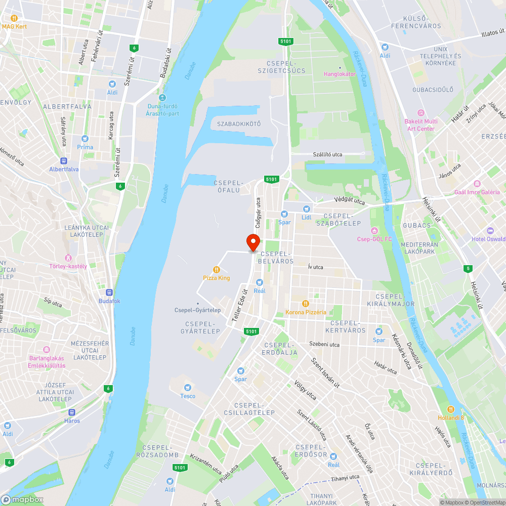 Hiányzó Fényterelő - Teller Ede út bejelentés helye