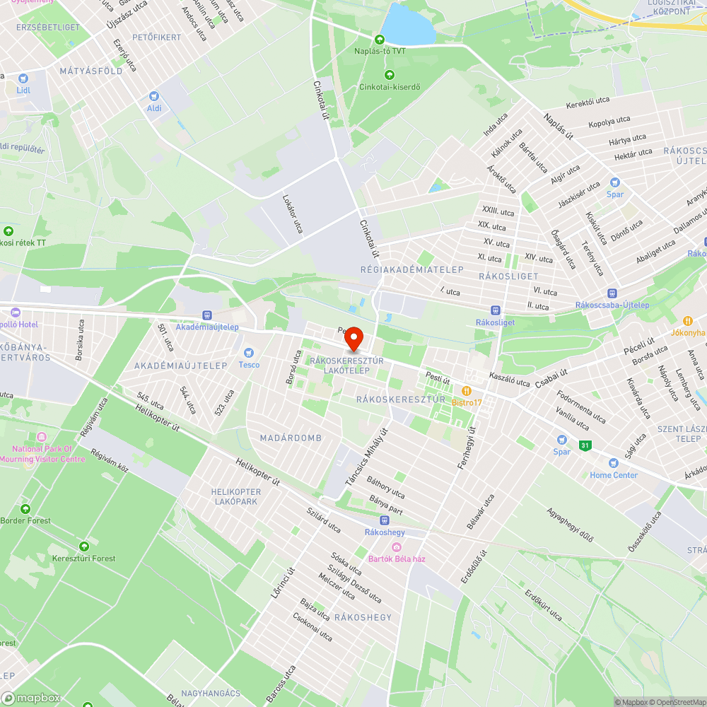 Itt is kerületi választópolgárok parkolnak... bejelentés helye