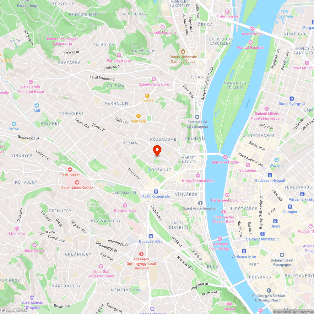 Bimbó út 29. kráter bejelentés helye