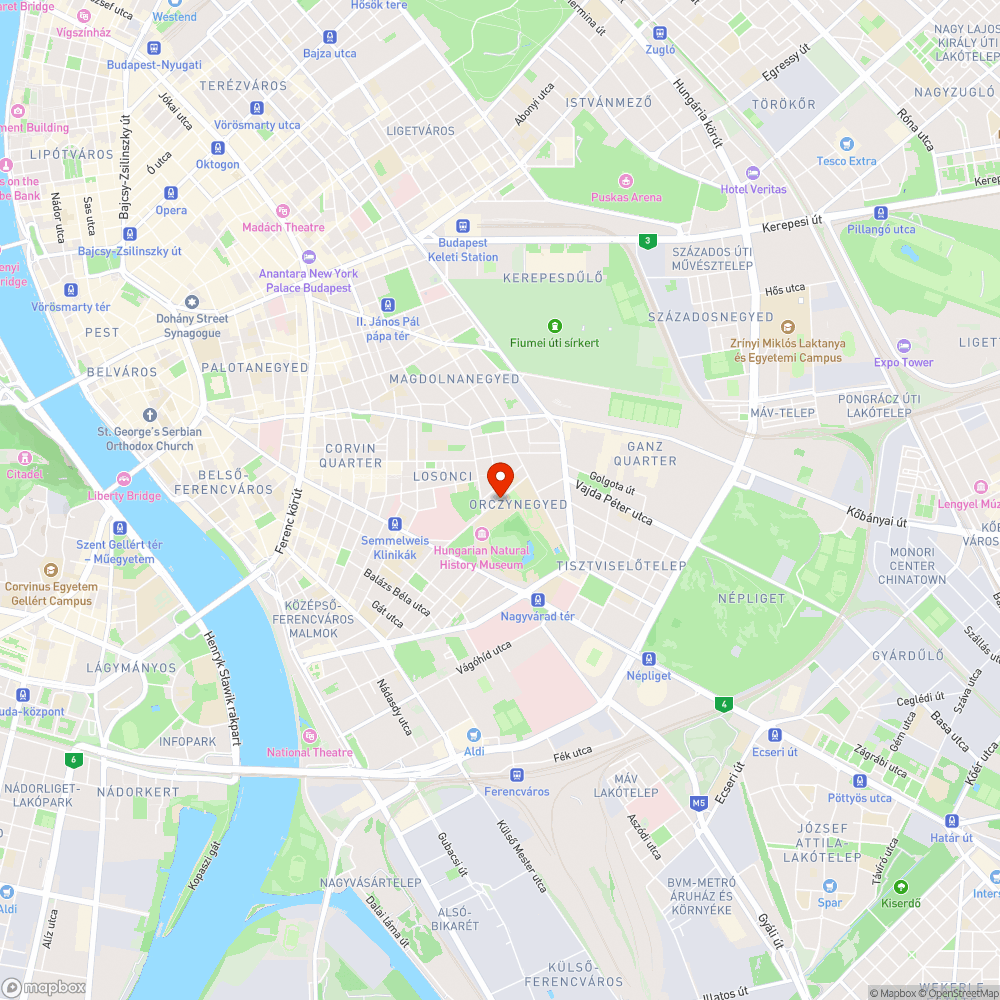 Kátyúhiba bejelentés helye
