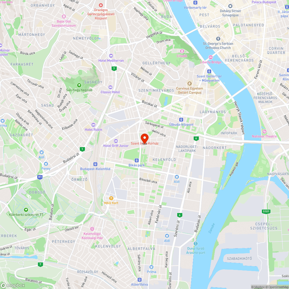 Bártfai utcai rendelőintézeti parkoló bejelentés helye