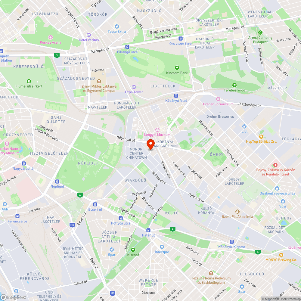 Mázsa tér bejelentés helye