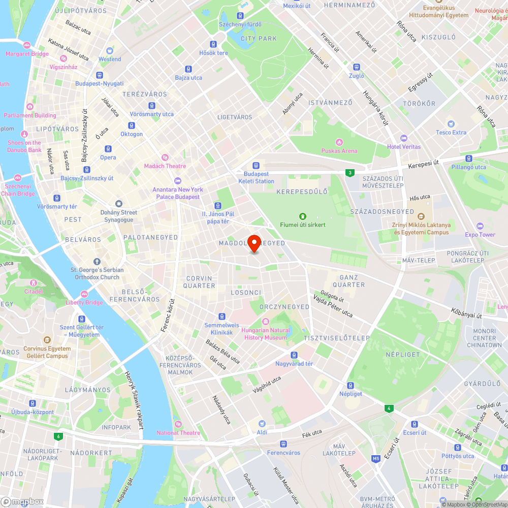 Betelt! bejelentés helye