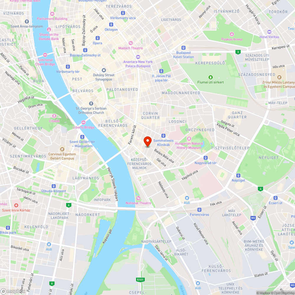 Ferenc tér bejelentés helye