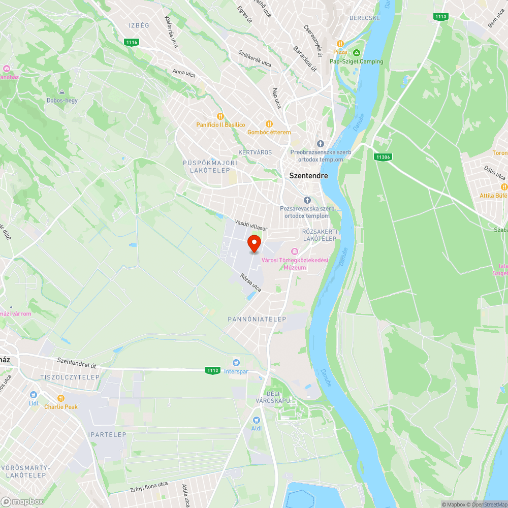 Kátyú a Kőzúzó utcában bejelentés helye