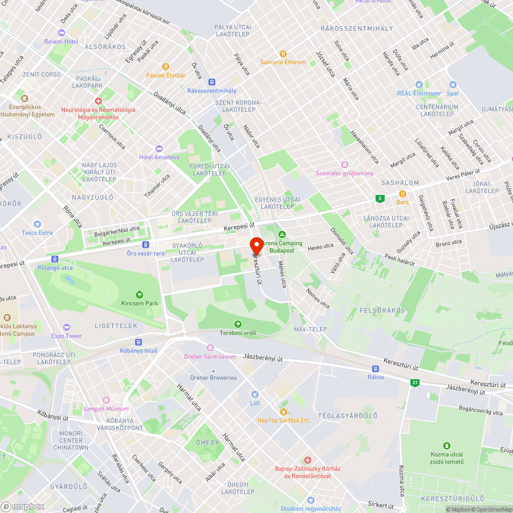 Felemelkedett akna fedlap bejelentés helye