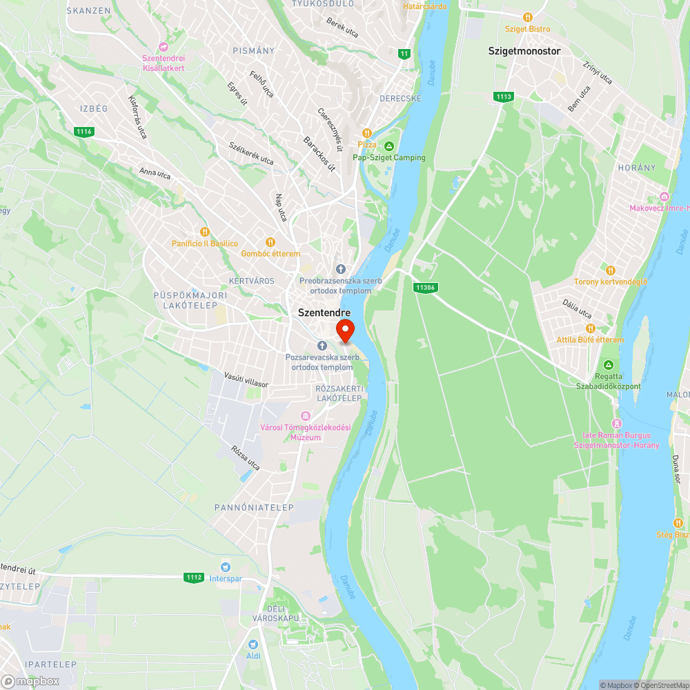 Duna part szennyvíz bejelentés helye