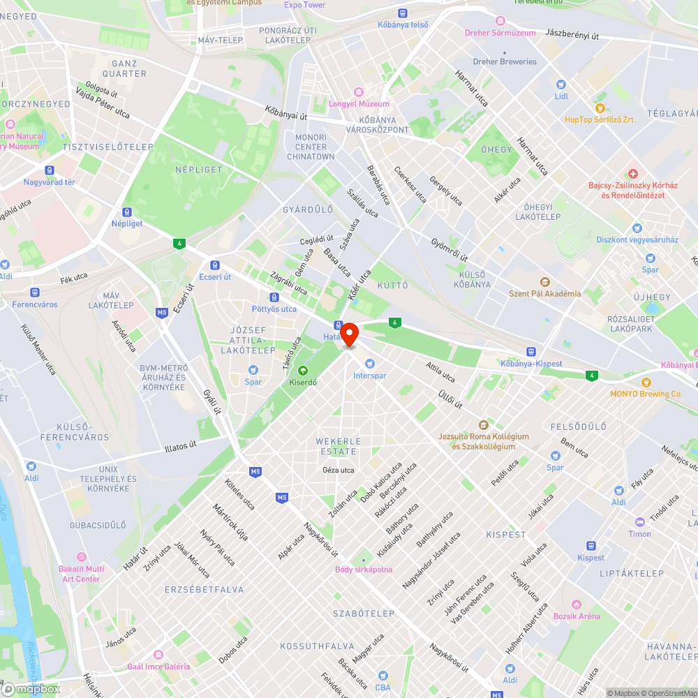 Trehányság Kispesten (Mátyás kir. utca) bejelentés helye