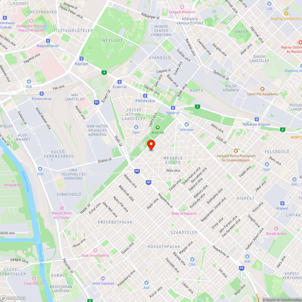 Postaládák random elhelyezése bejelentés helye