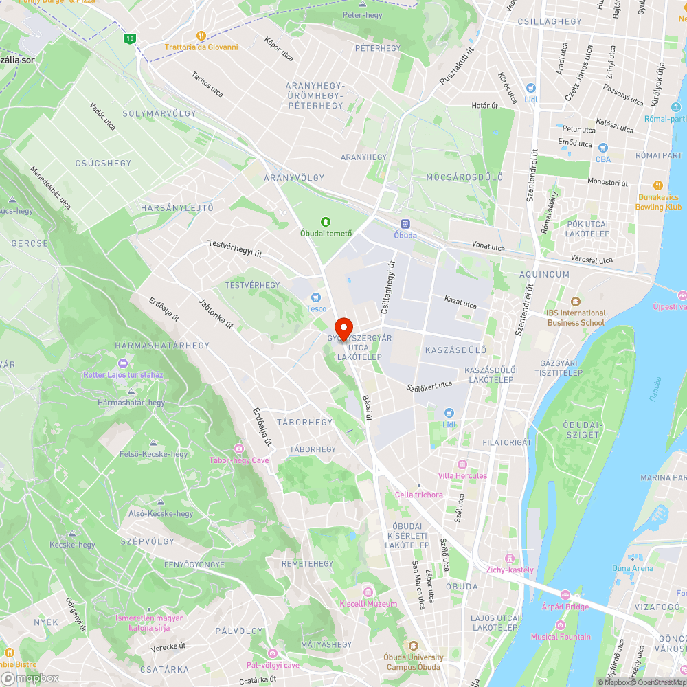 Autószalon közterületet foglal bejelentés helye