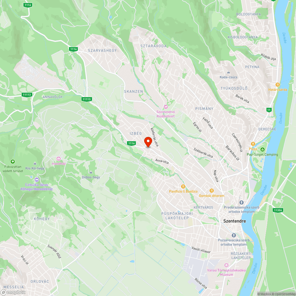 Hátramaradt betonoszlop talapzat Izbégen bejelentés helye