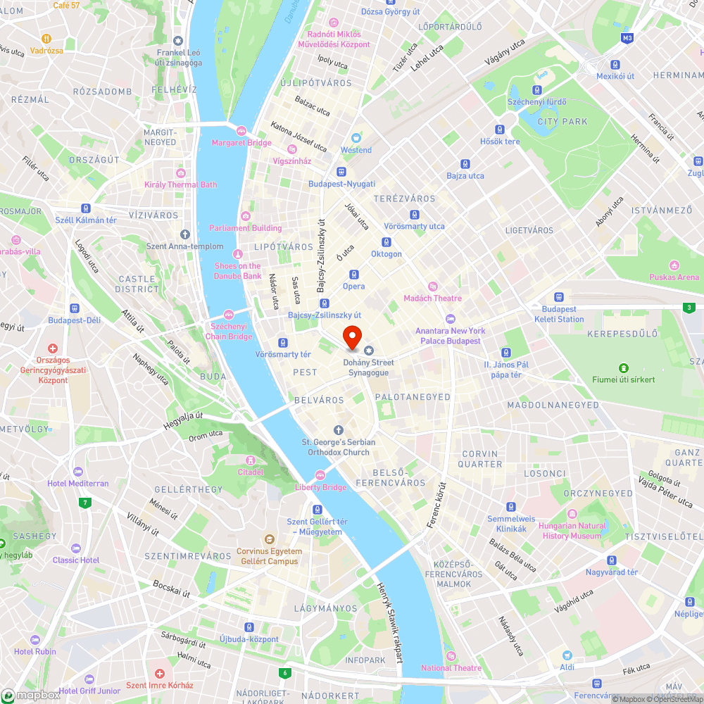 Budapest szíve bejelentés helye