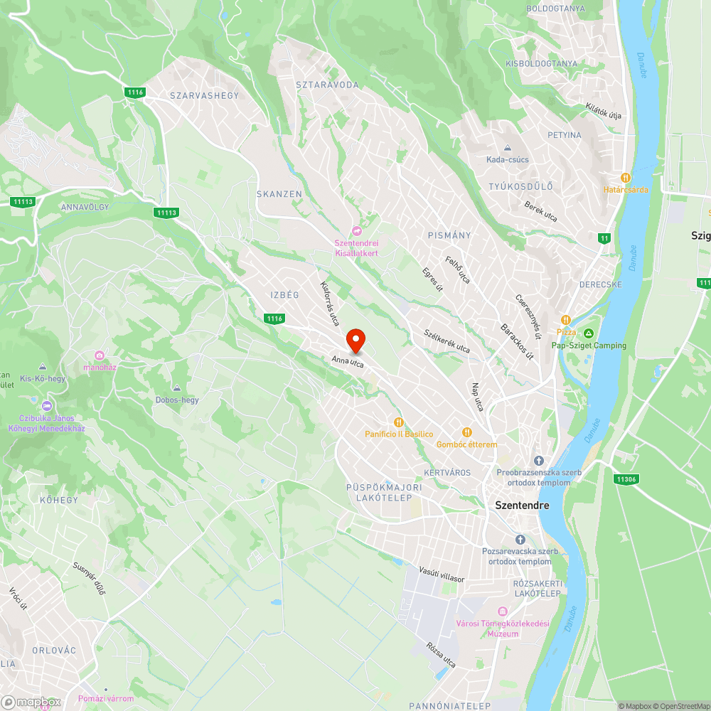 Közvilágítási hiba a Szentlászlói úton (IV.) bejelentés helye